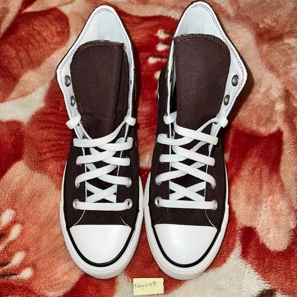 Converse Chuck Taylor All Star Platform High Brown Chocolate White size 11 NEW - Picture 3 of 4